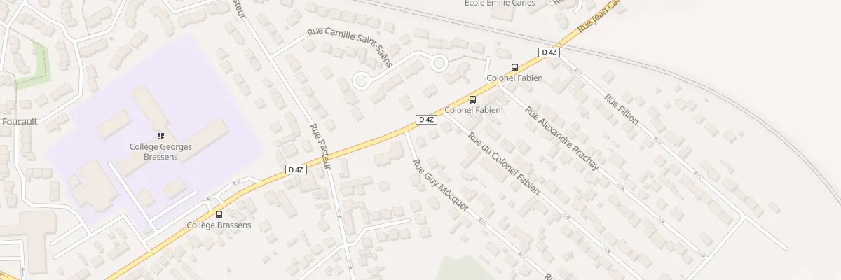 Plan du 58 Rue Jean Catelas à Persan