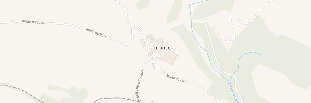 Plan du 743 Rte du Bosc à Castanet