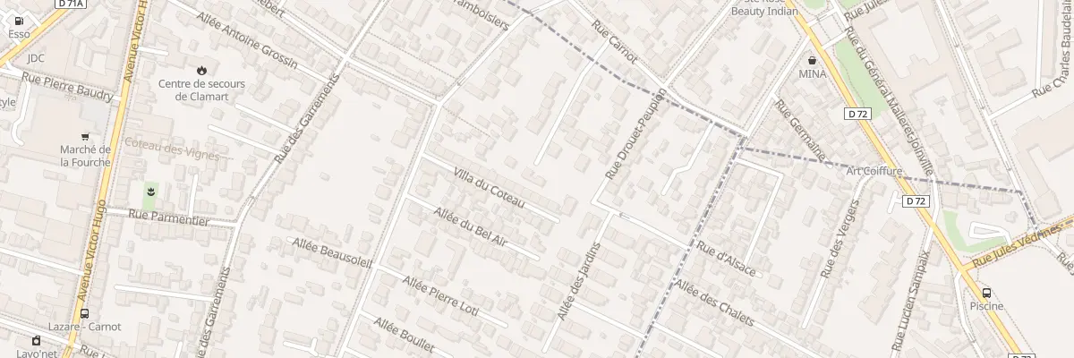 Plan du 14 Rue Francois Etienne à Clamart