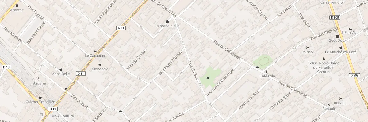 Plan du 87 Rue du Bac à Asnières-sur-Seine