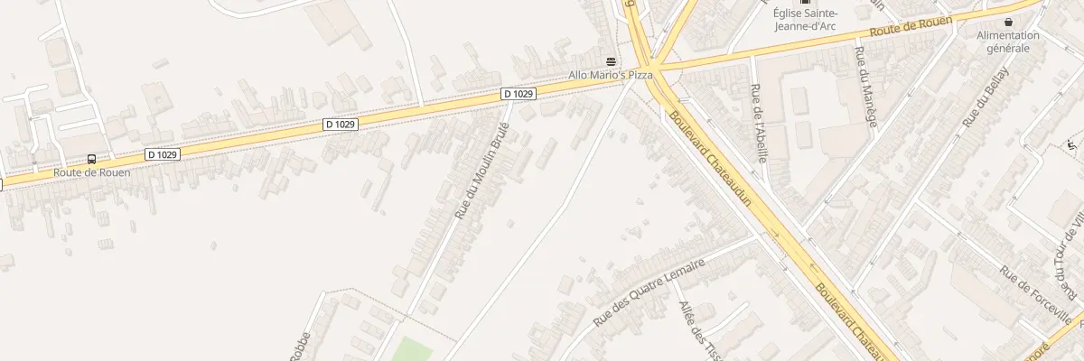Plan du 333 Rue de Rouen à Amiens