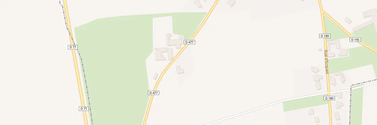 Plan du 945 Rue de Thérouanne à Heuringhem