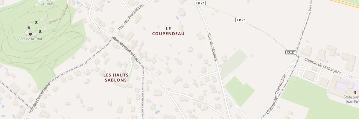 Plan du 14 Rue des Moulins à Montlhéry