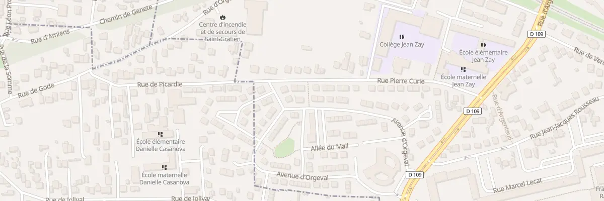 Plan du 43 Av d’Orgeval à Saint-Gratien