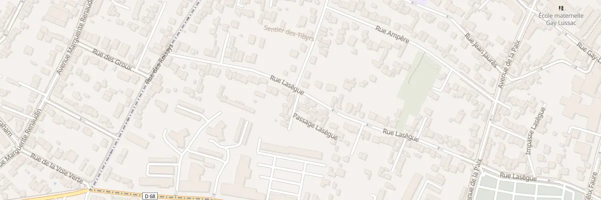 Plan du 107B Rue Lasègue à Châtillon