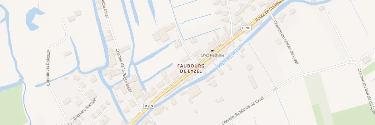 Plan du 16 Rte de Clairmarais à Saint-Omer