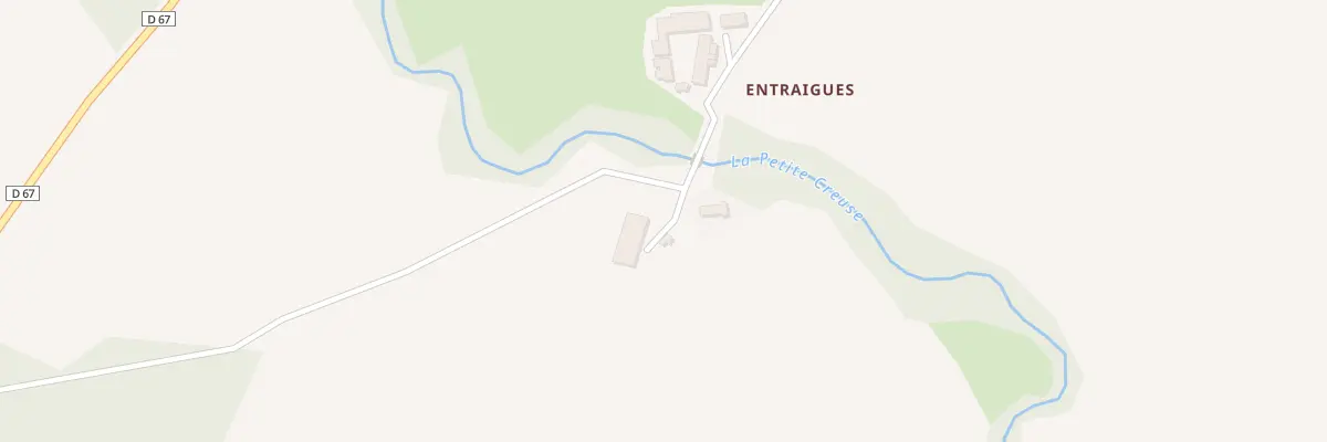 Plan du 5105 Entraigue à Soumans