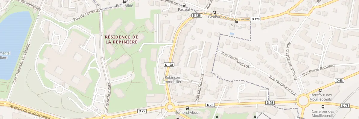 Plan du 57 Av Raymond Croland au Plessis-Robinson