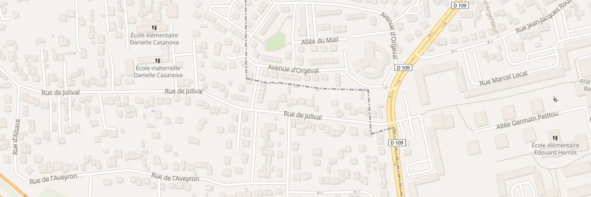 Plan du 111 Rue de Jolival à Argenteuil