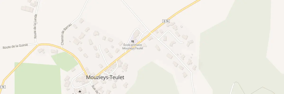 Plan du 228 Rte de Villefranche à Mouzieys-Teulet