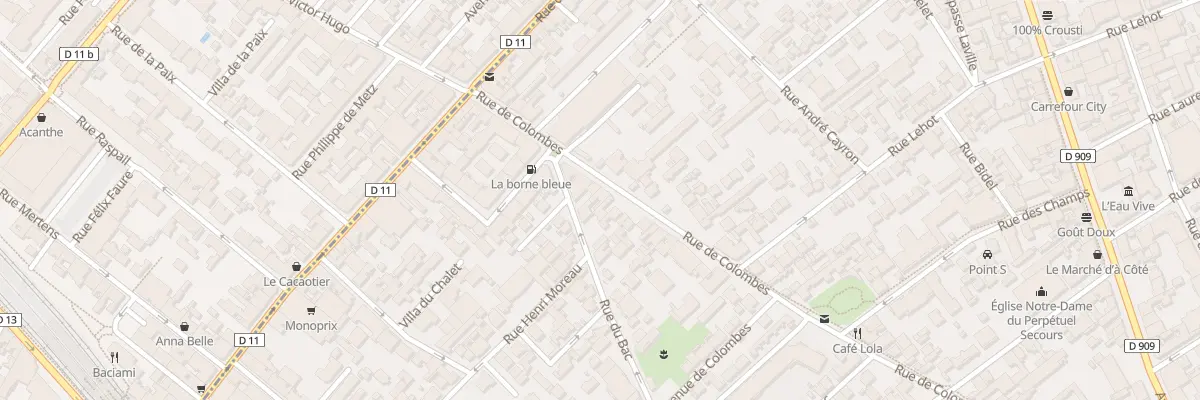 Plan du 111 Rue de Colombes à Asnières-sur-Seine