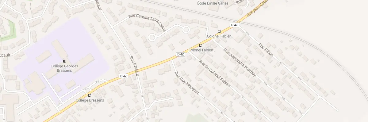 Plan du 60 Rue Jean Catelas à Persan