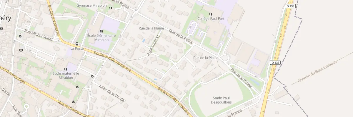 Plan du 2B All Saint Louis à Montlhéry
