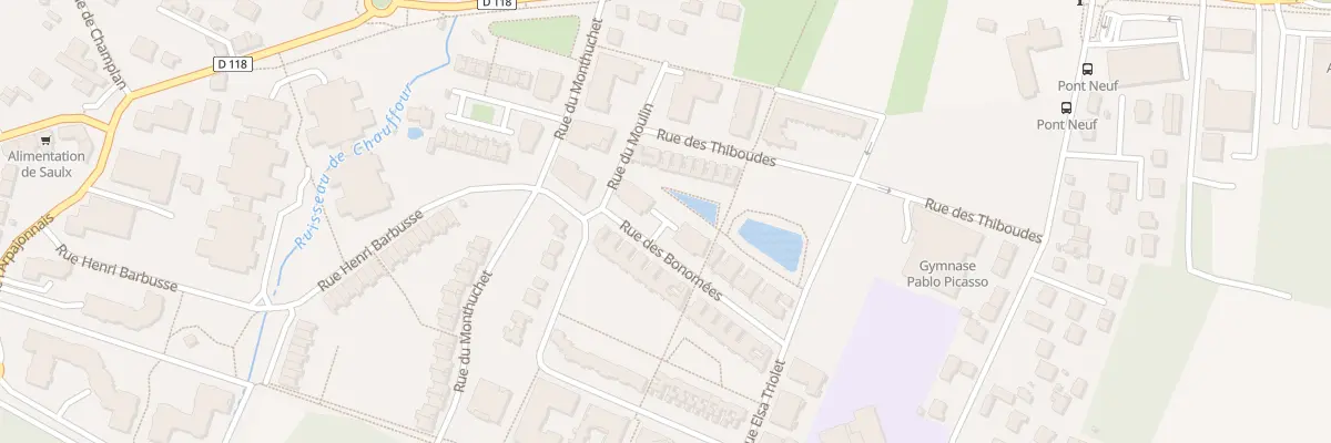 Plan du 3 Rue des Bonomées à Saulx-les-Chartreux