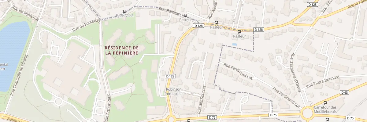 Plan du 53 Av Raymond Croland au Plessis-Robinson