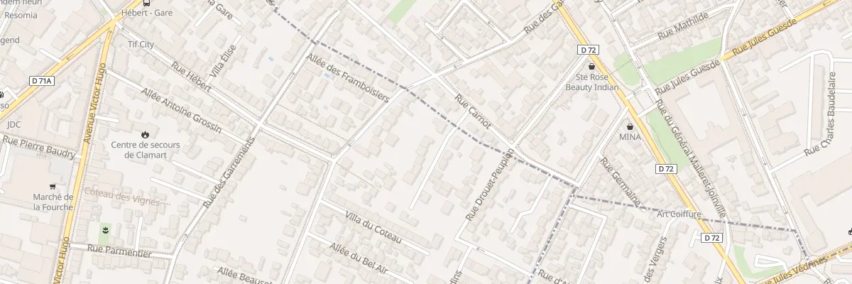 Plan du 9 Rue Francois Etienne à Clamart