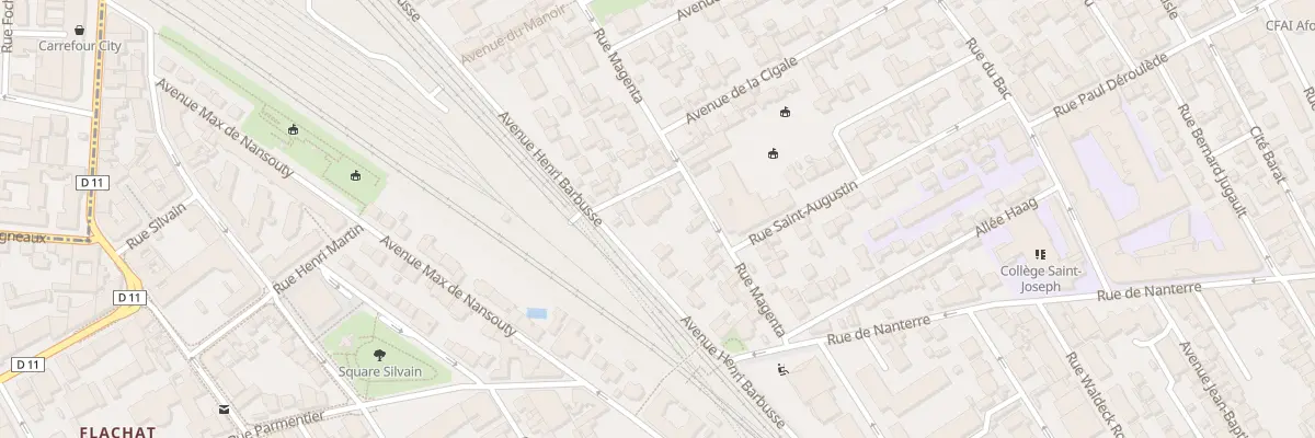 Plan du 70 Av Henri Barbusse à Asnières-sur-Seine
