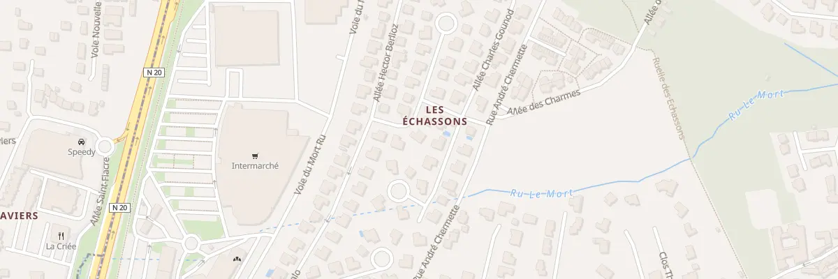 Plan du 3 All du Prefleury à Longpont-sur-Orge