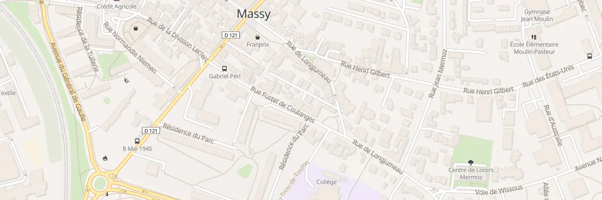 Plan du 21B Rue Fustel de Coulanges à Massy
