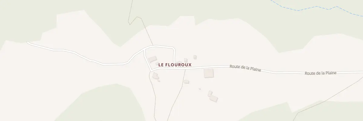 Plan du 5329 Flouroux à Saint-Illide