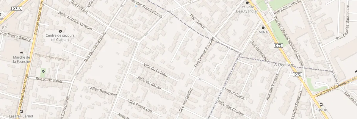 Plan du 2 Rue Francois Etienne à Clamart