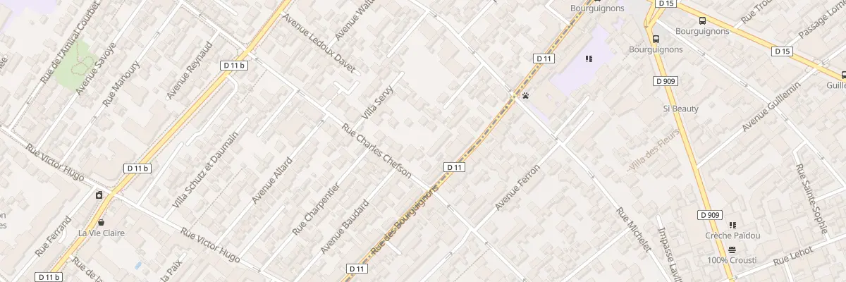 Plan du 10 Rue Charles Chefson à Bois-Colombes