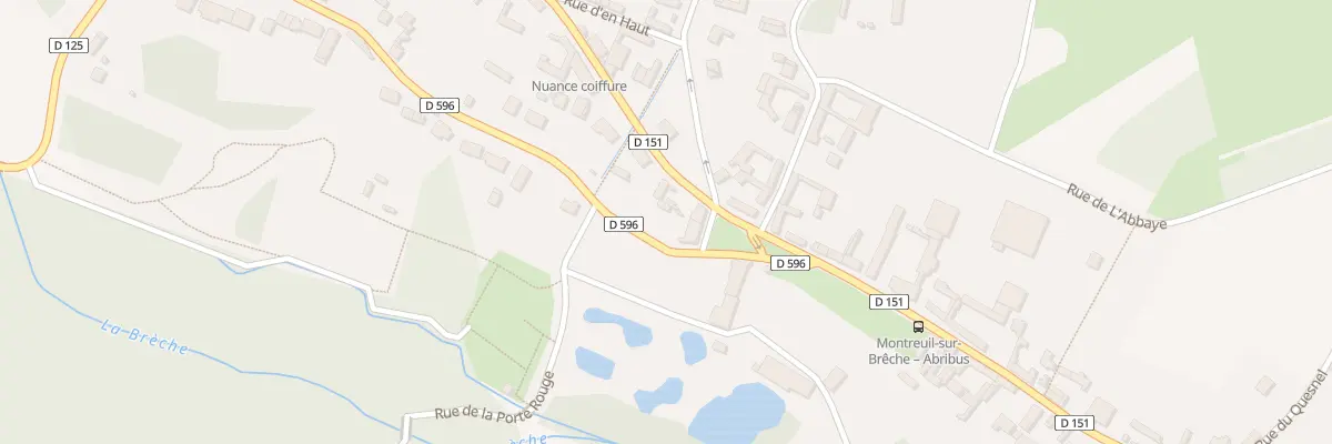 Plan du 86 Rue du Cayen à Montreuil-sur-Brêche