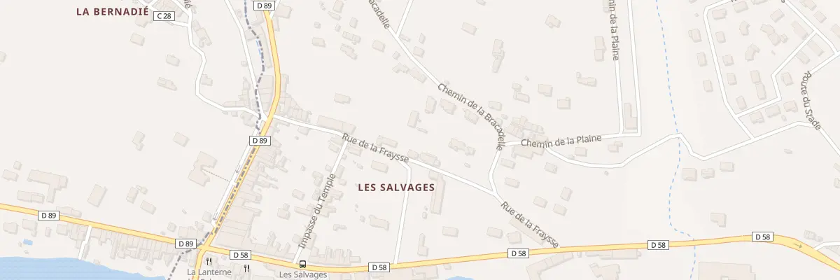 Plan du 16 Rue de Fraysse à Burlats