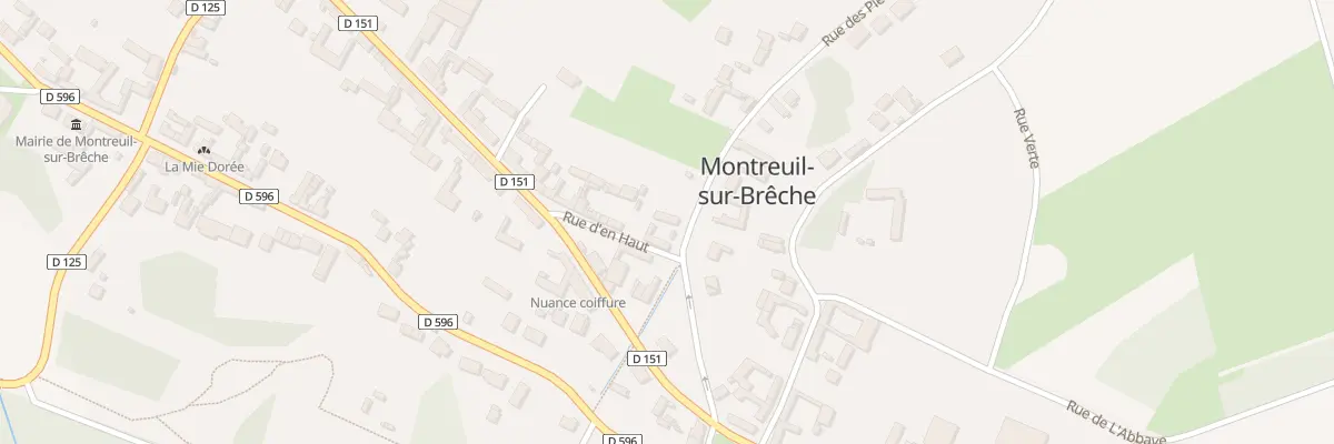Plan du 74 Rue d’En Haut à Montreuil-sur-Brêche