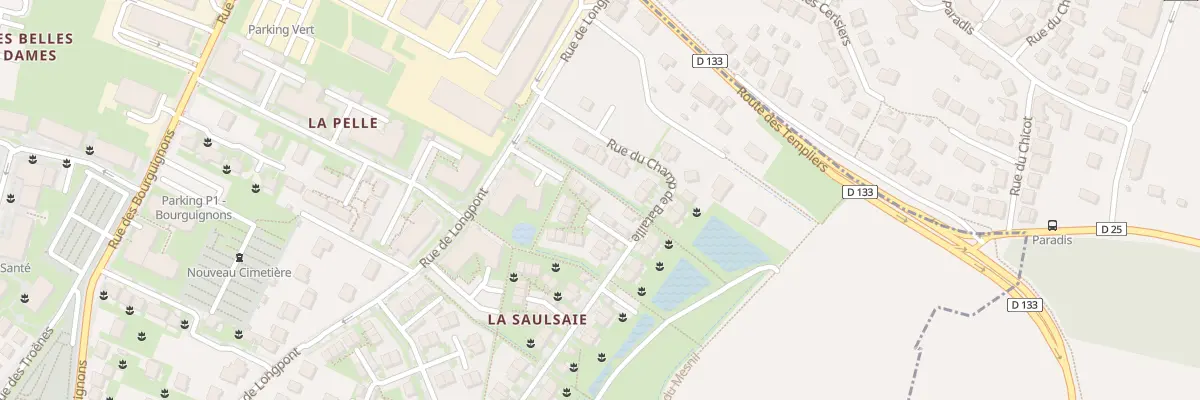 Plan du 2 All Simon de Quingey à Montlhéry