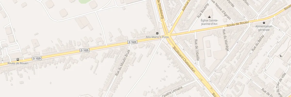 Plan du 341 Rue de Rouen à Amiens