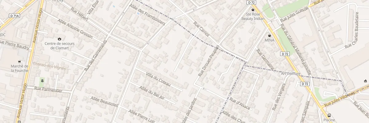 Plan du 4 Rue Francois Etienne à Clamart