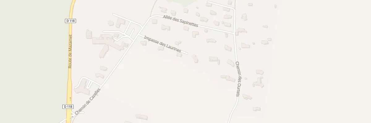 Plan du 231 Plaine de Cazelles à Cuxac-Cabardès