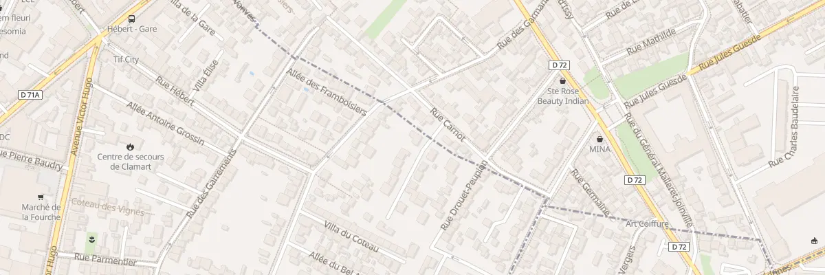 Plan du 11 Rue Francois Etienne à Clamart