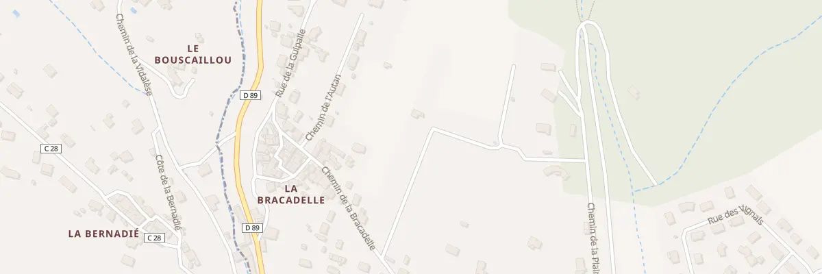 Plan du 22 Che de l’Ort à Burlats