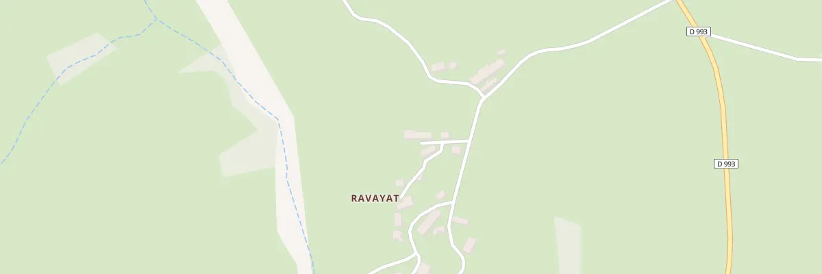 Plan du 4 Ravayat à Peyrat-la-Nonière