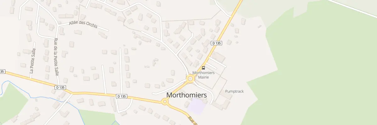Plan du 2 Rue du Bois des Cheminées à Morthomiers