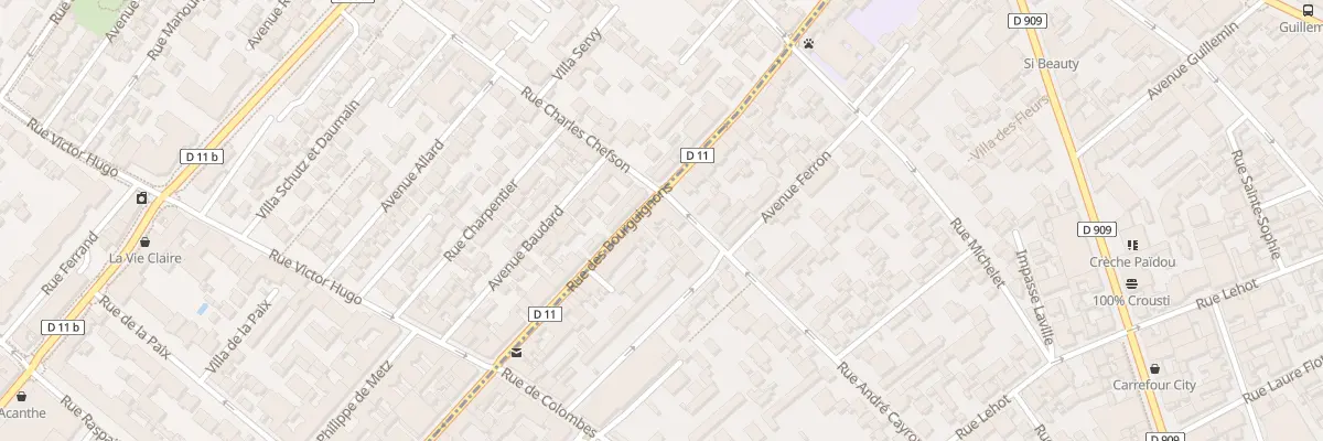 Plan du 136 Rue des Bourguignons à Asnières-sur-Seine
