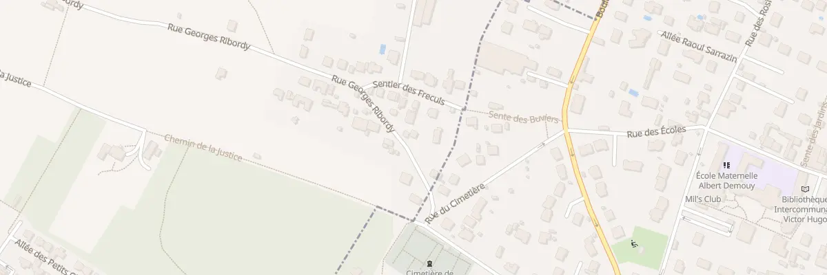 Plan du 125 Rue Georges Ribordy à Saint-Prix