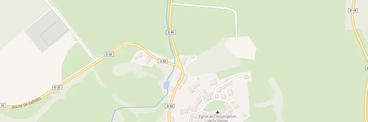 Plan du 8 Rte de Felletin à Magnat-l’Étrange