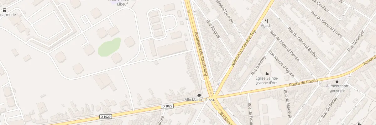 Plan du 39 Bd de Strasbourg à Amiens