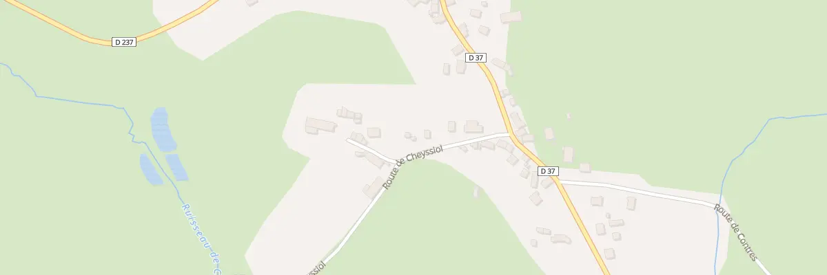 Plan du 5064 Le Bourg à Chaussenac