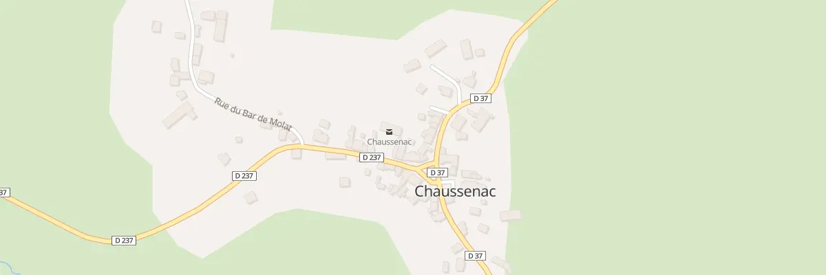 Plan du 5014 Le Bourg à Chaussenac