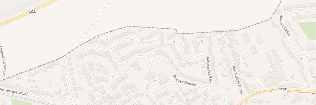 Plan du 30 Rue des Frenoys à Persan