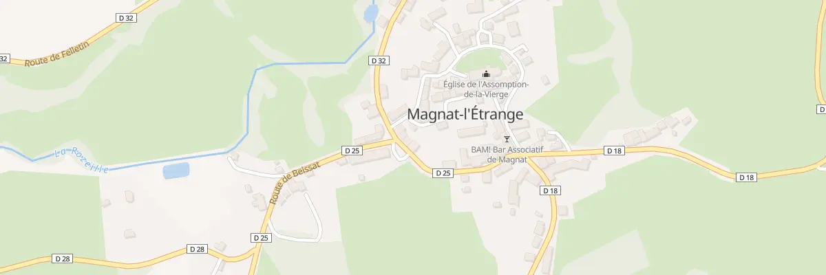 Plan du 17 Che de la Ceinture à Magnat-l’Étrange