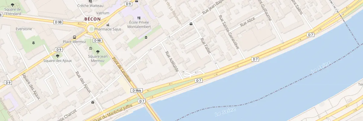Plan du 4 Rue Adelaïde à Courbevoie