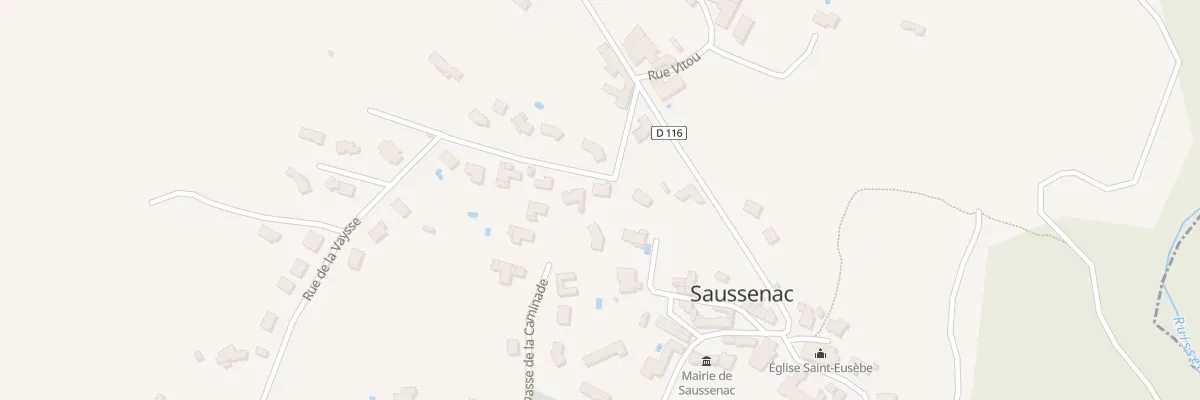 Plan du 91 Rue de la Source à Saussenac