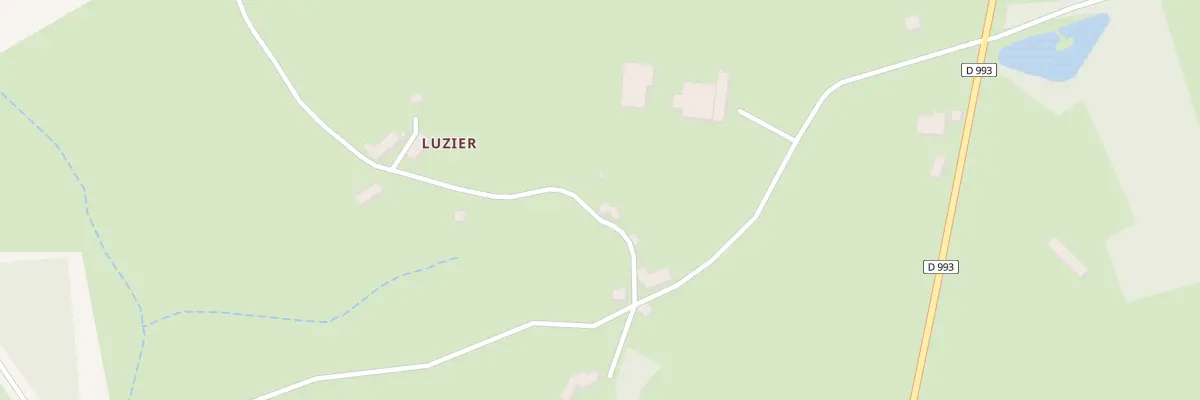 Plan du 3 Luzier à Peyrat-la-Nonière