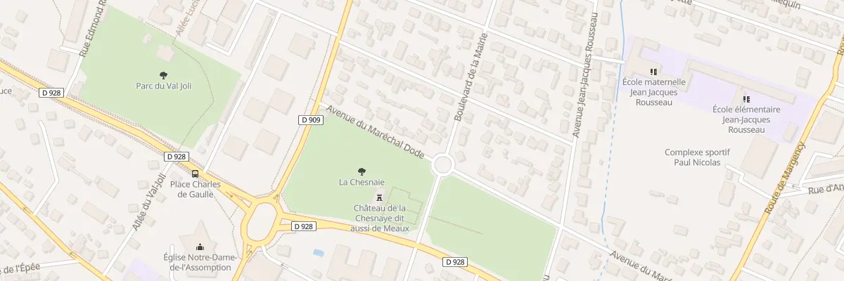 Plan du 38 Av du Mal Dode à Eaubonne