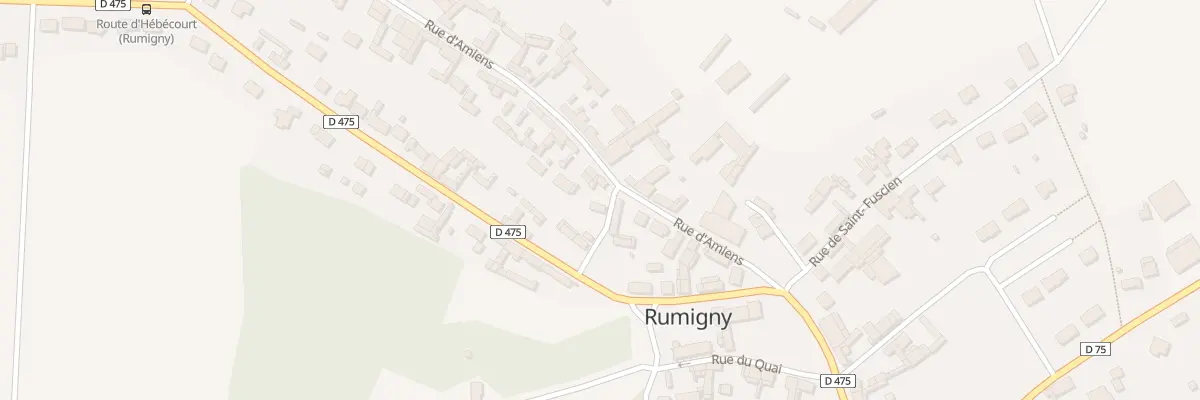 Plan du 3 Rue d’Amiens à Rumigny
